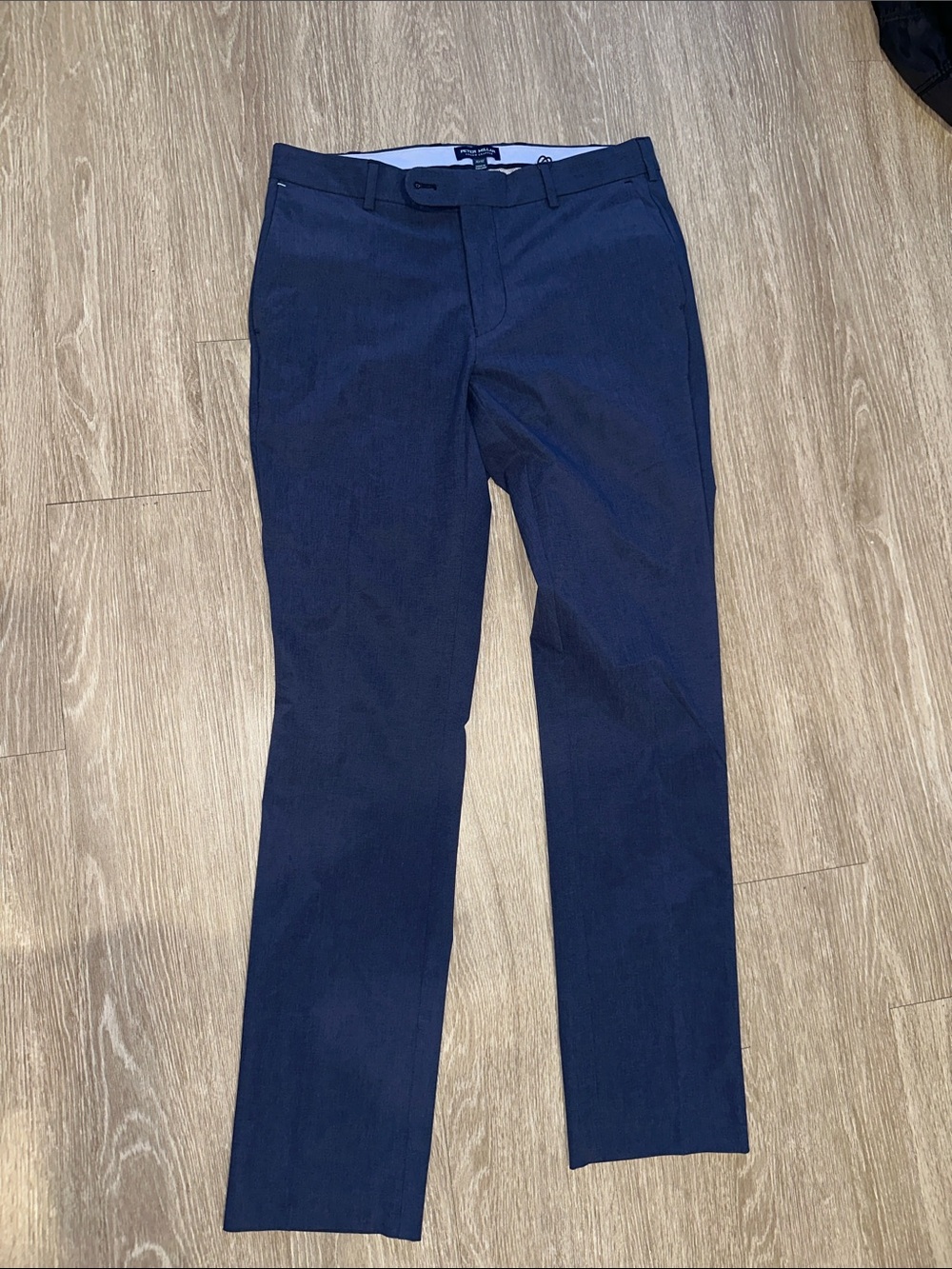 Peter Millar Navy Dress Pants - Tailored Modern Fit